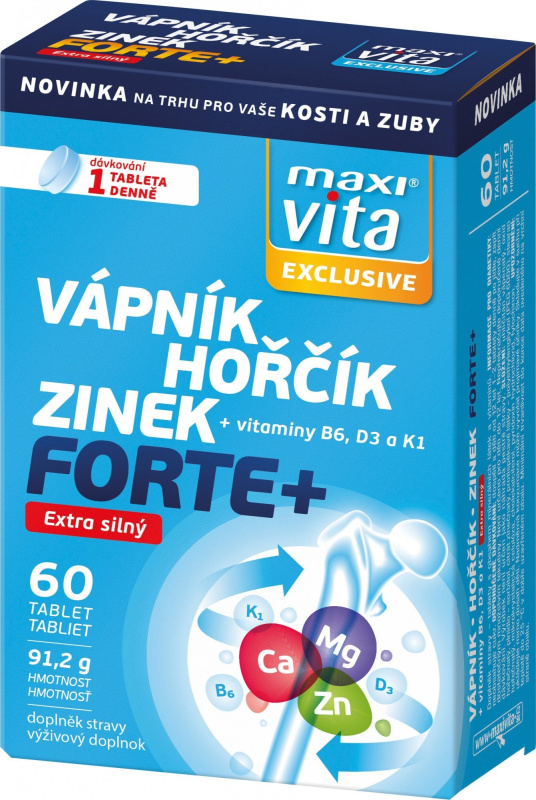 VITAR Maxi Vita Excl Vápník–hořčík–zinek forte+