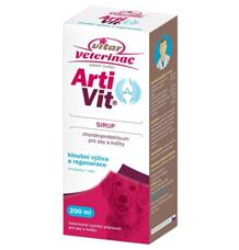 VITAR Veterinae ArtiVit Sirup 1000ml s dávkovačem + 1x 100g DentOn + 1x APORTOVACÍ MÍČEK/CESTOVNÍ MISKA  ZDARMA