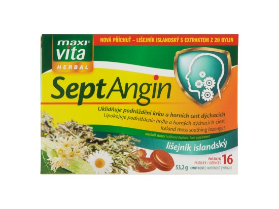 Maxi Vita Herbal SeptAngin - lišejník islandský