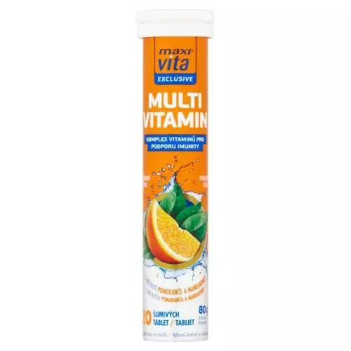 Maxi Vita šumivé tablety exclusive multivitamin 80g