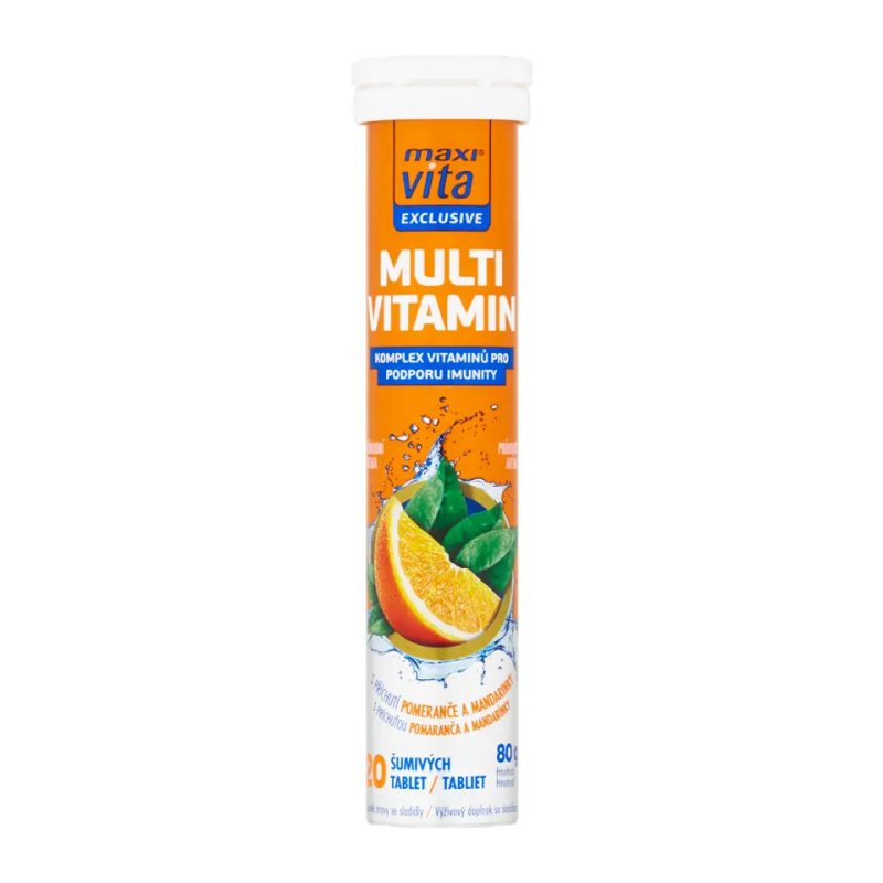 Maxi Vita šumivé tablety exclusive multivitamin 80g