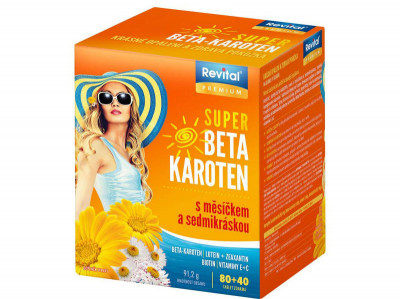 VITAR Super beta-karoten s měsíčkem a sedmikráskou 80+40 tablet