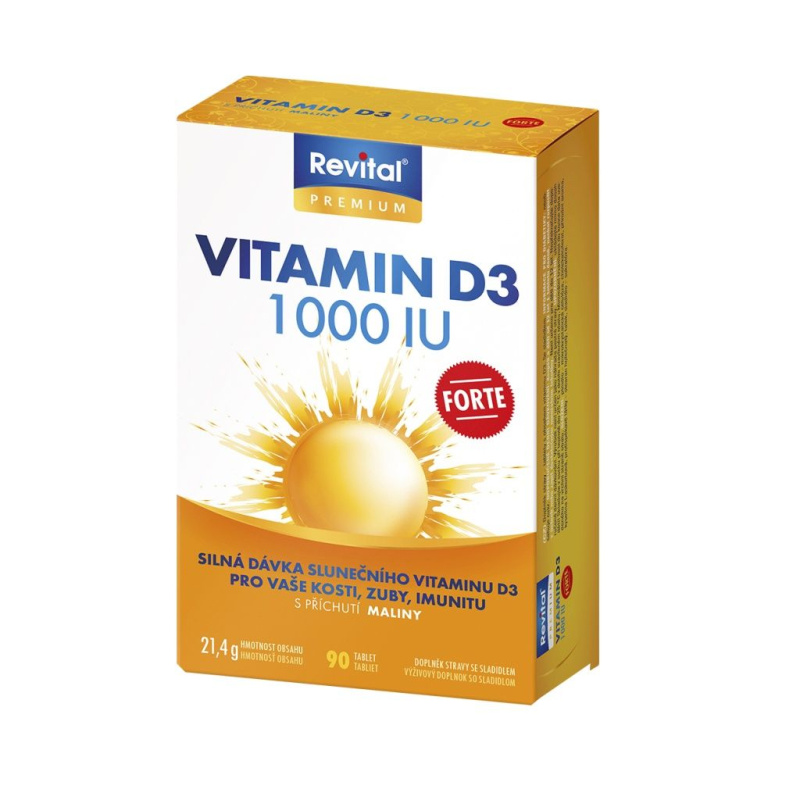 Vitar Vitamin D3 FORTE 1000 IU - 90 tablet