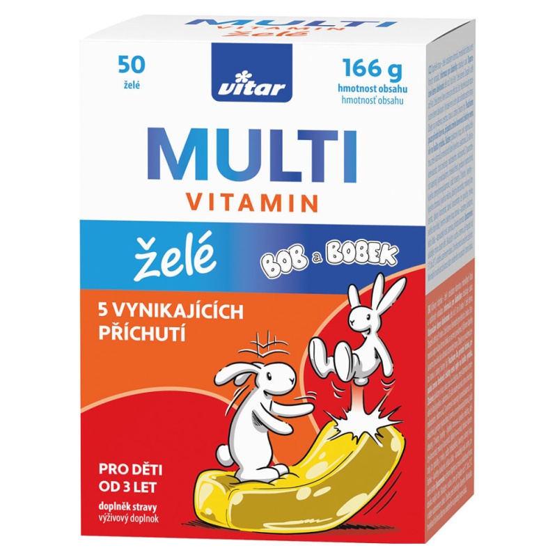 Vitar Kids Multivitamin želé, 50 želé