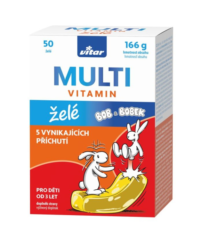 Vitar Kids Multivitamin želé, 50 želé