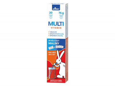 Vitar Kids Multivitamin, 20 šumivých tablet