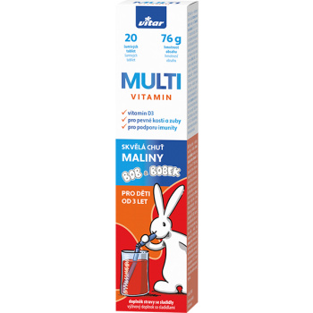 Vitar Kids Multivitamin, 20 šumivých tablet