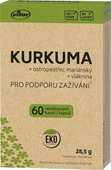 VITAR EKO Kurkuma + ostropestřec 60 kapslí