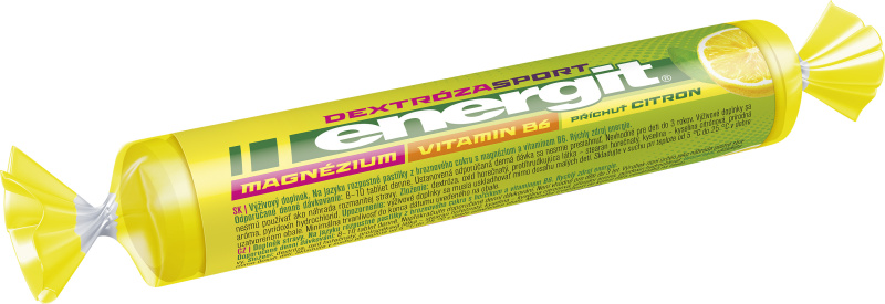 ENERGIT Dextroza sport magnézium citron 17 tablet