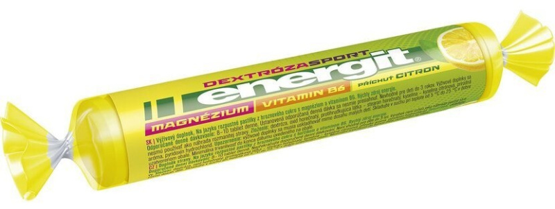 ENERGIT Dextroza sport magnézium citron 17 tablet