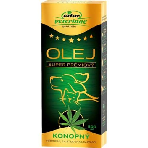 VITAR Veterinae Konopný olej 500ml