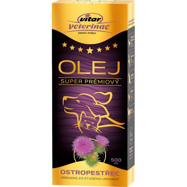 VITAR Veterinae Ostropestřec olej 500ml