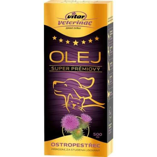 VITAR Veterinae Ostropestřec olej 500ml