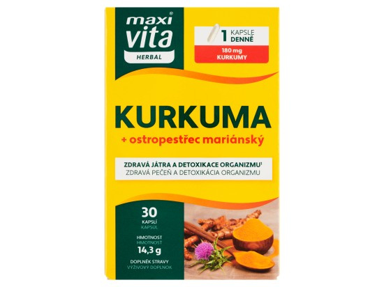 Maxi Vita Herbal Kurkuma (30cps/kra)