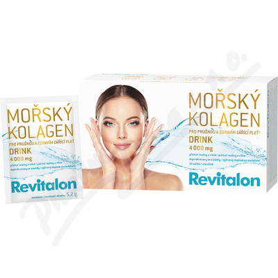 REVITALON Mořský kolagen 4000 mg drink příchuť maliny a višně 30 sáčků