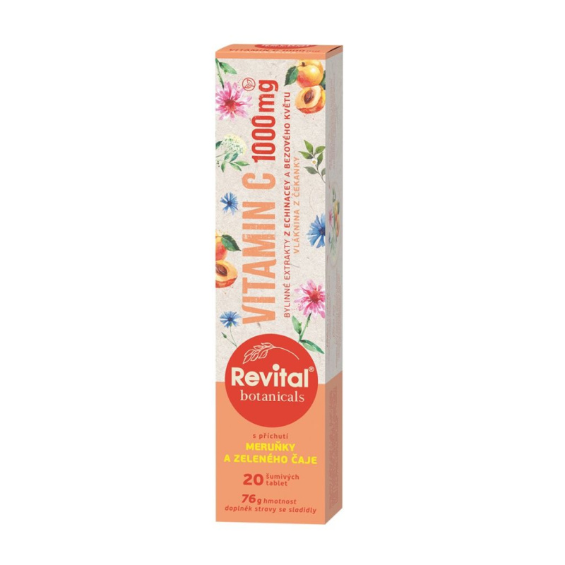 REVITAL Botanicals vitamin C 1000 mg 20 šumivých tablet