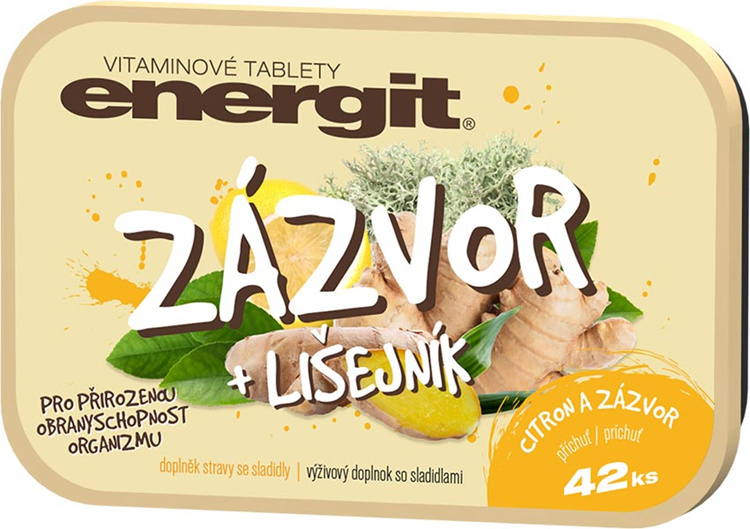 ENERGIT Zázvor + lišejník 42 tablet