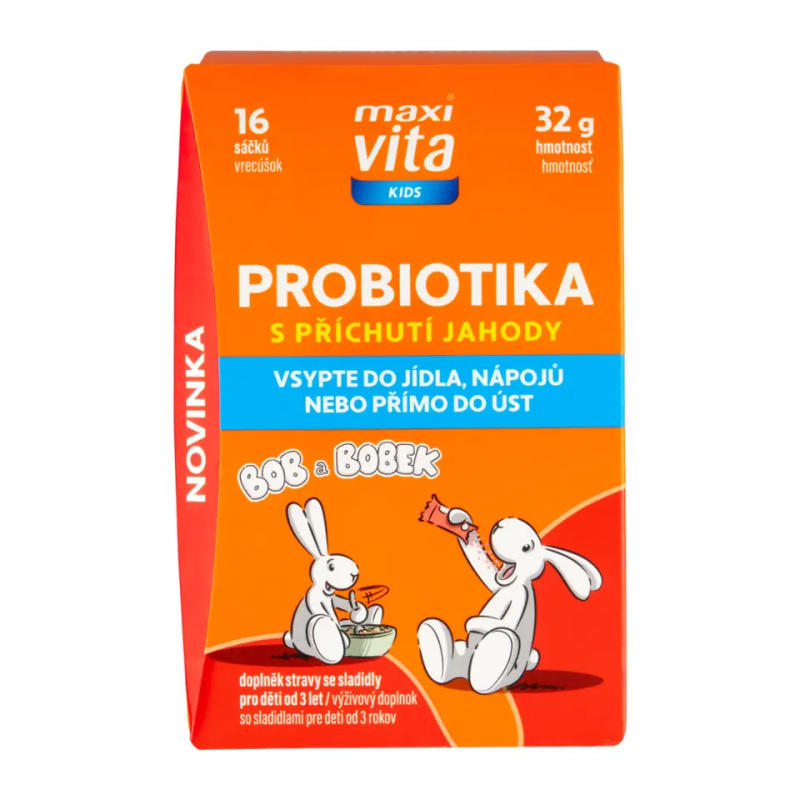 Maxi Vita Probiotika Kids, doplněk stravy 16 ks