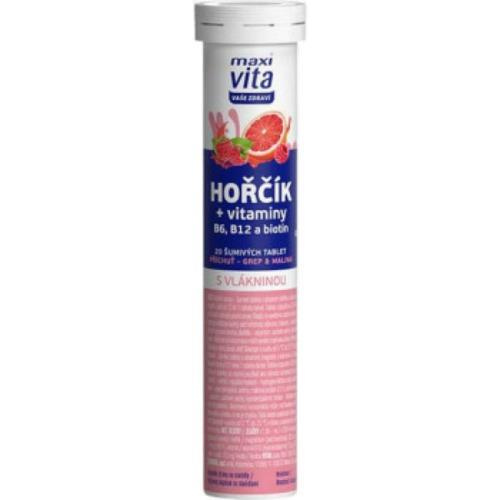 Maxi Vita Hořčík+vit.B6 B12+biotin tbl.eff.20