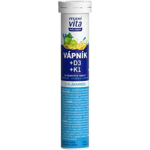Maxi Vita Vápník + D3 + K1 20 eff. tbl.