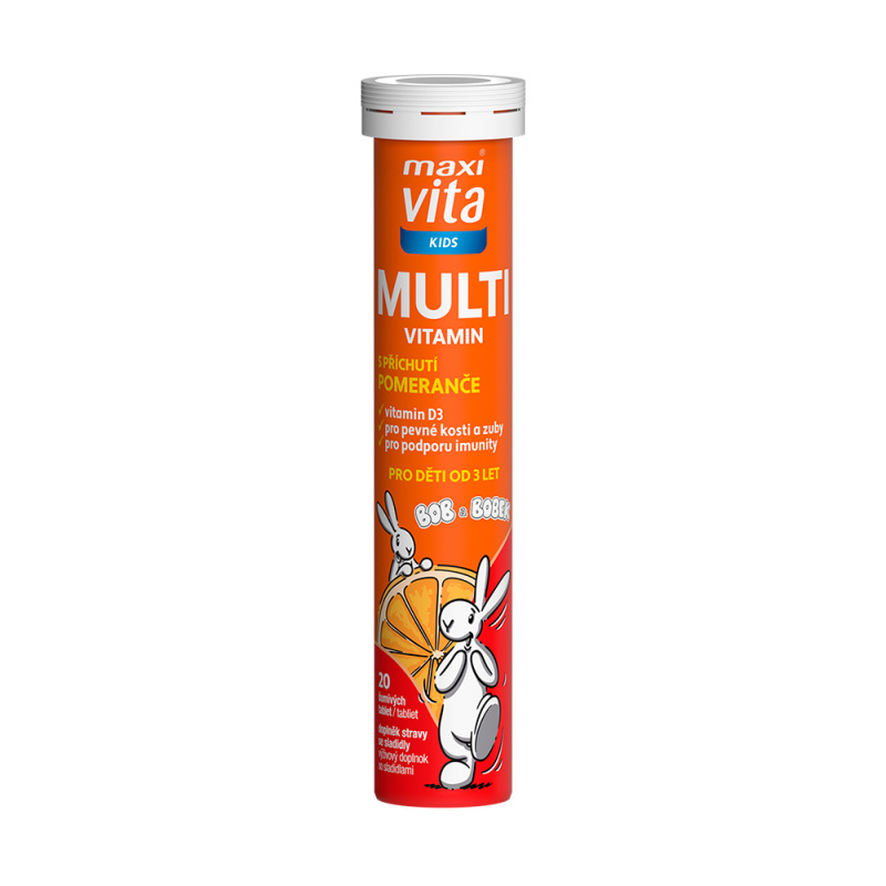 Maxi Vita Kids Multivitamin pomeranč tbl.eff.20