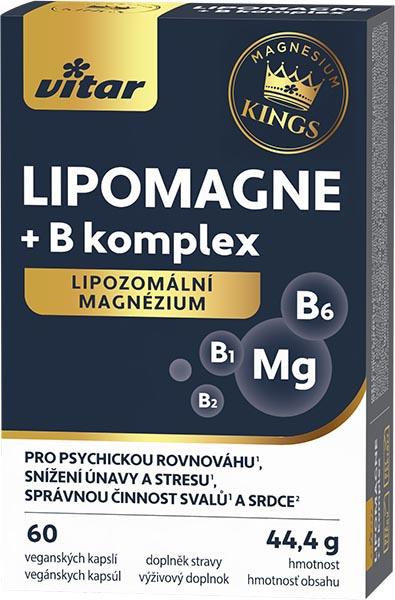 VITAR Kings Lipomagne + B komplex 60 kapslí