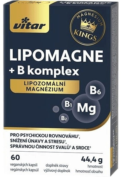 VITAR Kings Lipomagne + B komplex 60 kapslí