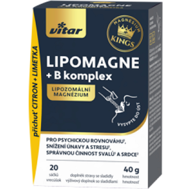 VITAR Lipomagne +B komplex 20 x 2 g