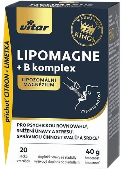 VITAR Lipomagne +B komplex 20 x 2 g