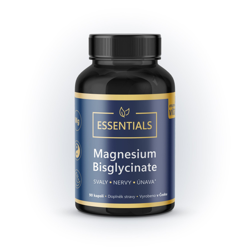 Maxivita ESSENTIALS Magnesium Bisglycinate 90 kapslí