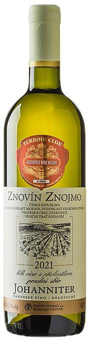 Znovín Znovín Johanniter Pozdní sběr 2021