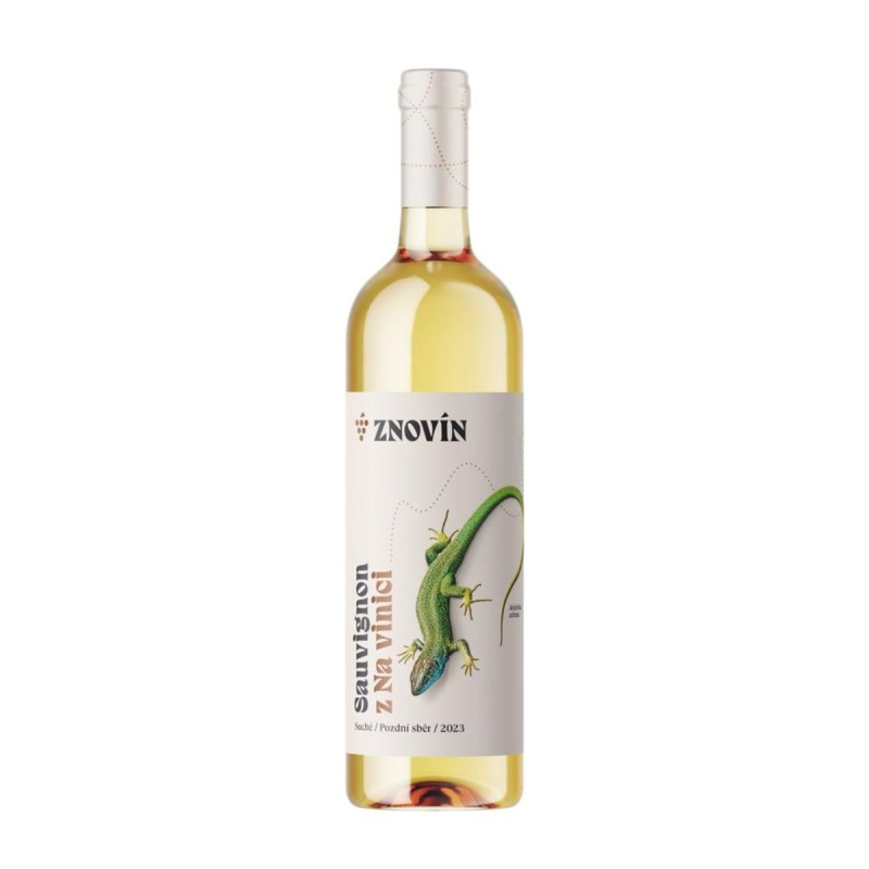 Znovín Znojmo Sauvignon pozdní sběr 2023 Ještěrka zelená
