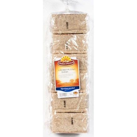 MICHELSKÉ PEKÁRNY Dobré pečivo Plátky křehké grahamové 6 x 65 g