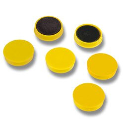 Centropen 9795 - magnety - průměr 30 mm, 10 ks, žluté