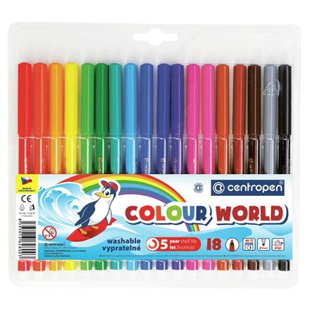 Centropen Popisovač 7790 - sada 18 barev