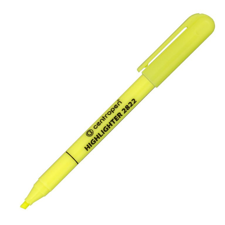 Zvýrazňovač Centropen 2822 žlutý CENTROPEN, a.s.