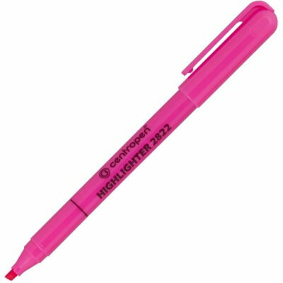 Zvýrazňovač Centropen 2822 růžový CENTROPEN, a.s.