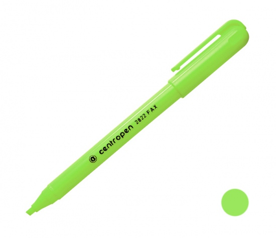 Zvýrazňovač Centropen 2822 zelený CENTROPEN, a.s.