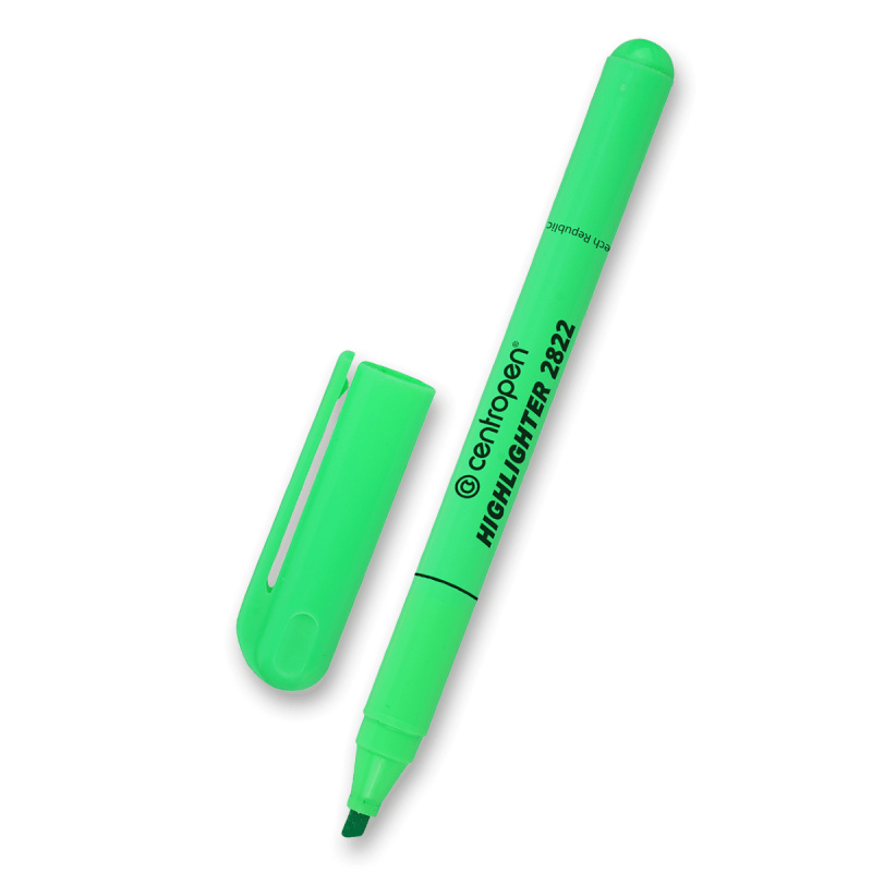 Zvýrazňovač Centropen 2822 zelený CENTROPEN, a.s.