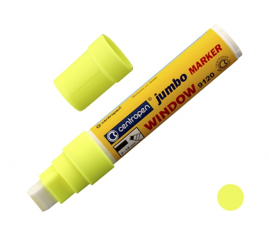 Popisovač CENTROPEN 9120 žlutý KŘÍDOVÝ CENTROPEN, a.s.