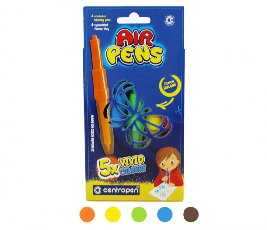 Foukací fixy CENTROPEN 1500/ 5 sada VIVID CENTROPEN, a.s.