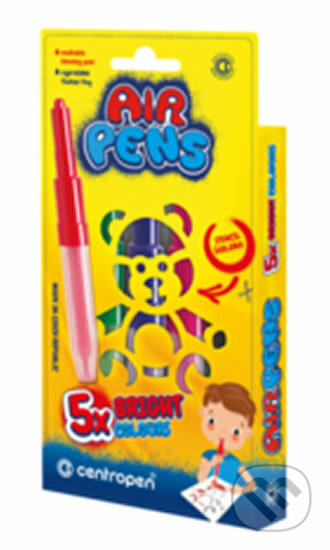 Foukací fixy CENTROPEN 1500/ 5 sada BRIGHT CENTROPEN, a.s.