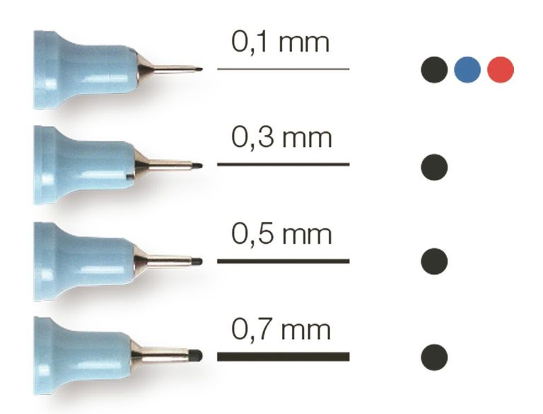 Popisovač CENTROPEN 2631/4 sada černá liner CENTROPEN, a.s.