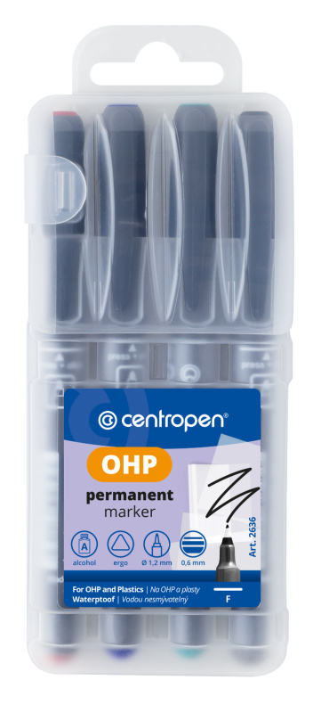 Popisovač CENTROPEN 2636/4 sada F CENTROPEN, a.s.