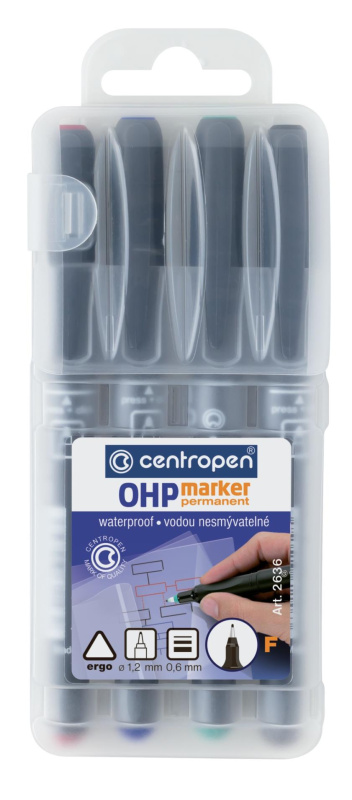 Popisovač CENTROPEN 2636/4 sada F CENTROPEN, a.s.