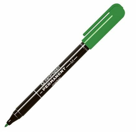 Permanentní popisovač Centropen 2846 - zelený, kulatý hrot