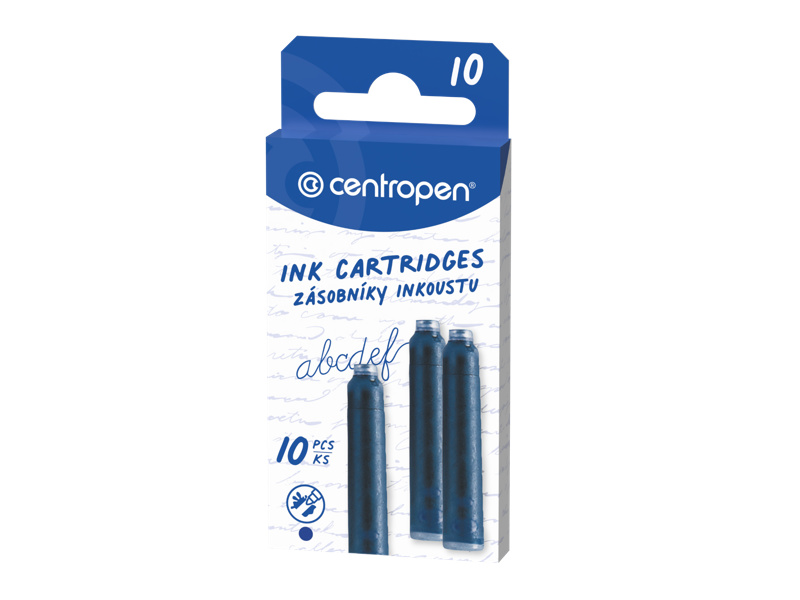 Inkoustové bombičky Centropen, 10 ks
