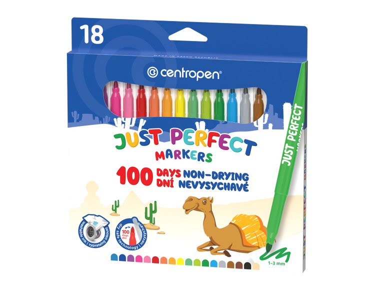 Centropen Popisovač Perfect 2510 nevysychavé (18 ks)