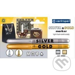 Popisovač CENTROPEN 2690/2 SILVER + GOLD CENTROPEN, a.s.