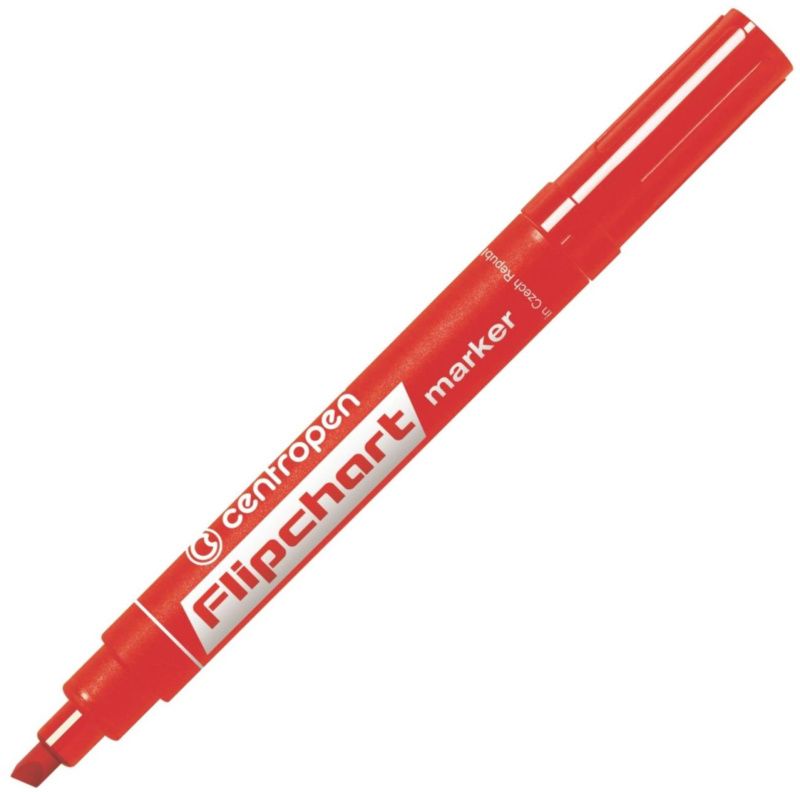 Popisovač CENTROPEN 8560 (8860) zkosený červený CENTROPEN, a.s.